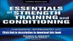 Read Books Essentials of Strength Training and Conditioning-3rd Edition E-Book Free