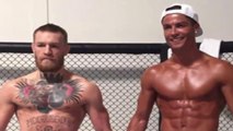 Cristiano Ronaldo With Conor McGregor MMA Cage Fighter Battles