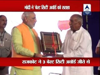Modi lauds Rajkot administration for bagging 3 titles at ABP News Best City Awards