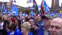 Hope over Fear Rally, Freedom Square, Glasgow 19 Sep 2015