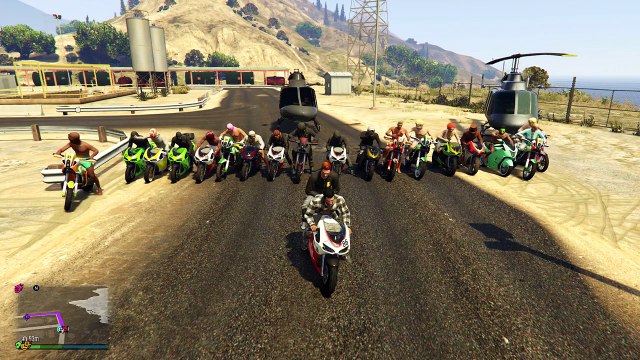 POURSUITE MOTO GTA 5 ONLINE