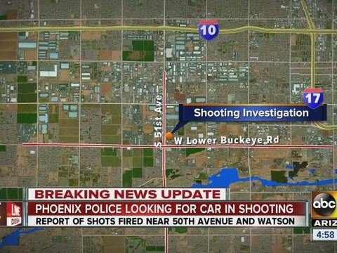 Phoenix police looking for car in shooting; question if it's related to serial shooting case