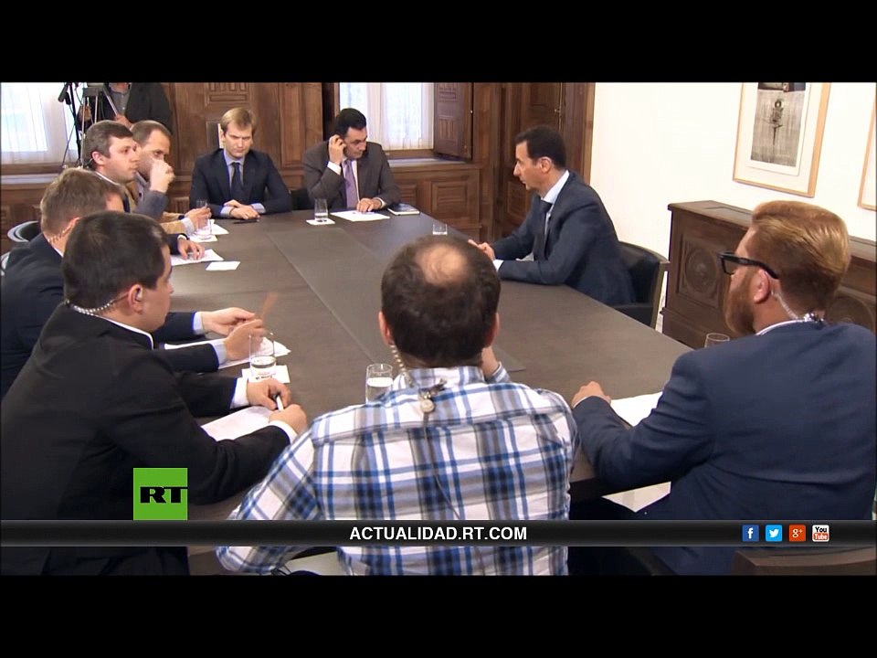Bashar al Assad "Occidente atenta contra el pueblo sirio"