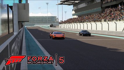 Forza 5 Mazda MX-5 vs Lamborghini Murcielago Yas Marina Race