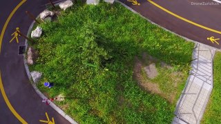 Zurich drone aerial view from Kilchberg: 60s challenge vlog 25