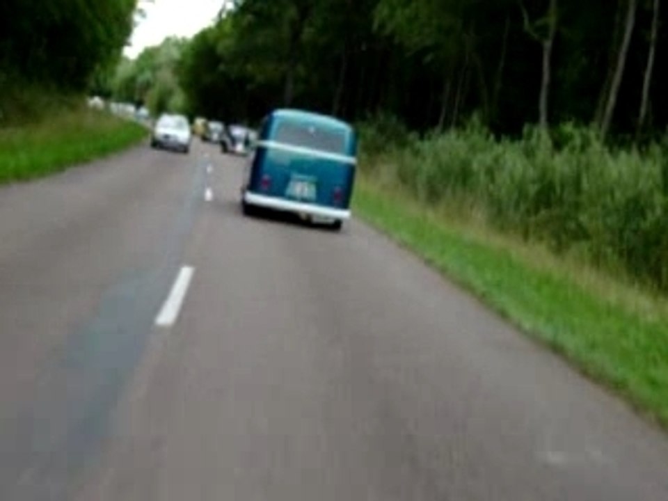 Pendant la balade - meeting VW de Troyes 2007