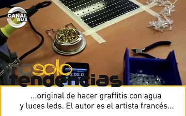 ¿Cómo se hace arte con leds?