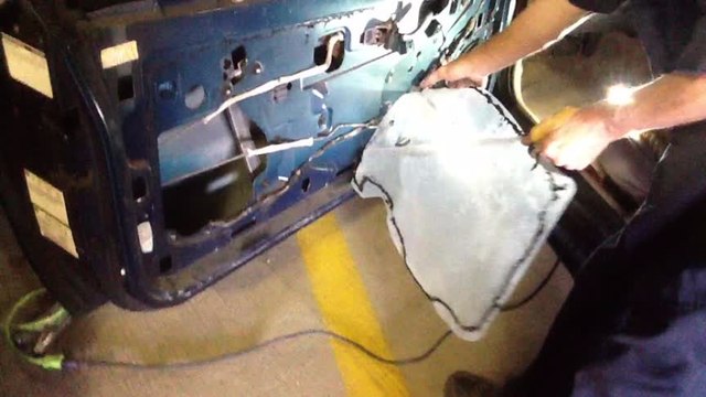 Removing & Installing Vapor Barrier Moisture Seal Winds Noise Behind Door Panel Not Trash Bag?