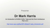 GPU Computing Introduction (Fermi, Tesla, CUDA) Part 2 of 2
