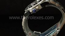 Swiss watches replica Rolex Gmt Master Ii Black Luminous Marked Dial Stainless Steel Bracelet Gmt006 Black Bg