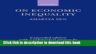 [Read PDF] On Economic Inequality (Radcliffe Lectures) Ebook Online