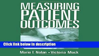 Books Measuring Patient Outcomes Full Online