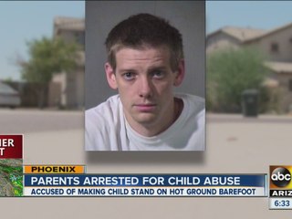 Valley parents accused of burning 6-year-old’s feet