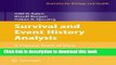 [Read PDF] Survival and Event History Analysis: A Process Point of View (Statistics for Biology