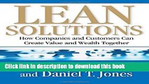 Ebook Lean Solutions: How Companies and Customers Can Create Value and Wealth Together Free Online
