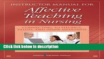 Books Affective Teaching in Nursing: Connecting to Feelings, Values, and Inner Awareness Free Online