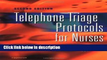 Ebook Telephone Triage Protocols for Nurses Full Online