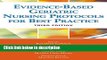 Ebook Evidence-Based Geriatric Nursing Protocols for Best Practice: Third Edition (SPRINGER SERIES