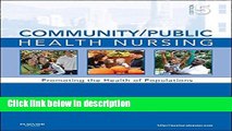 Books Community/Public Health Nursing: Promoting the Health of Populations Free Online