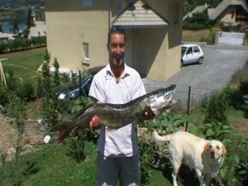 hautes-alpes serre-poncon 2007 peche brochet