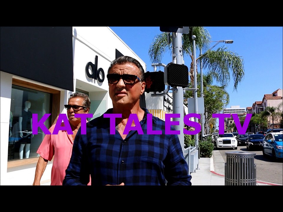 Sylvester Stallone and Cristiano Ronaldo On The Same Street