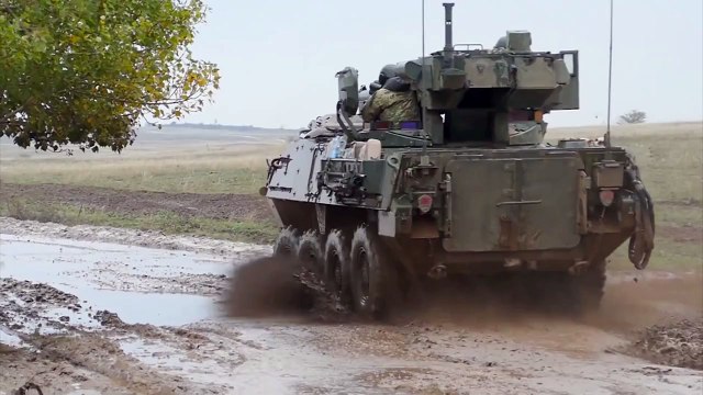 US Army - Stryker 8X8 Armoured Vehicles & T-72 Main Battle Tanks