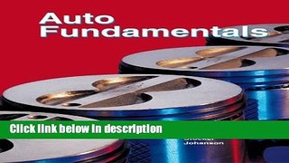 Ebook Auto Fundamentals Full Download