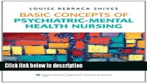Books Basic Concepts of Psychiatric-Mental Health Nursing Free Online