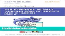 Books Elsevier Adaptive Quizzing for Wong s Nursing Care of Infants and Children (Access Card),