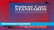 Books Patient Care Standards: Collaborative Planning   Nursing Interventions Full Online