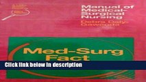 Books Med-Surg Fact Finger: Manual of Medical-Surgical Nursing (Little, Brown Nursing Fact Finder)