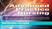 Books Advanced Practice Nursing, Fifth Edition: Core Concepts for Professional Role Development