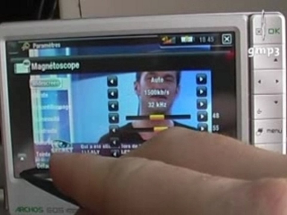 Test Archos 605 Wifi - Enregistrement & Edition