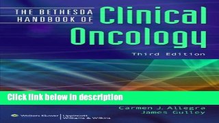 Books The Bethesda Handbook of Clinical Oncology Free Download