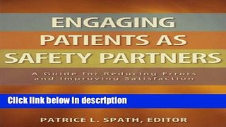 Books Engaging Patients as Safety Partners Free Online