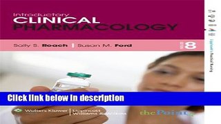Ebook Introductory Clinical Pharmacology (Point (Lippincott Williams   Wilkins)) Full Online