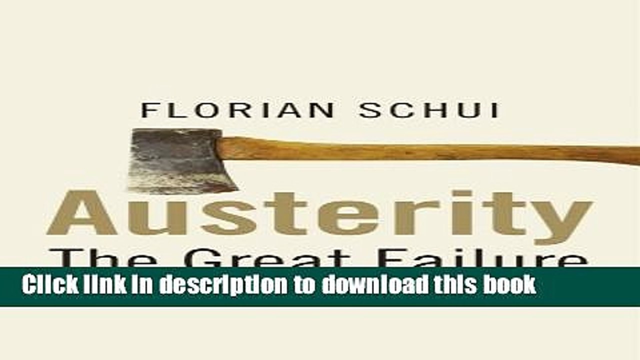 PDF  Austerity: The Great Failure  Free Books