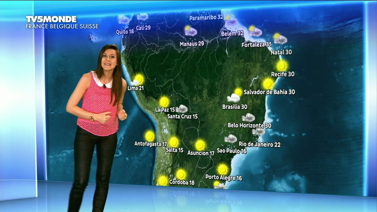 LA METEO du 2016 06 07 de DANIELA PREPELIUC sur TV5 MONDE