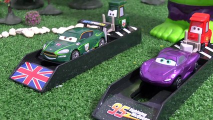 Disney Cars Toys Fun with Frank and Superheroes Captain America Iron Man and Thomas and Friends_50