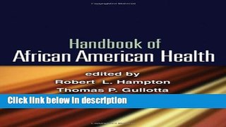 Books Handbook of African American Health Free Download