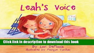 Ebook Leah s Voice Free Online