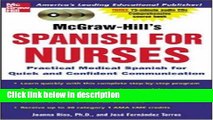 Ebook McGraw-Hill s Spanish for Nurses : A Practical Course for Quick and Confident
