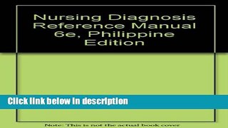 Books Nursing Diagnosis Reference Manual Free Download