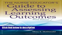 Ebook The Nurse Educator s Guide to Assessing Learning Outcomes Full Online