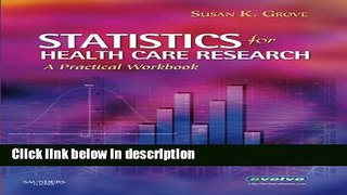 Books Statistics for Health Care Research: A Practical Workbook Full Online