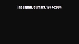 behold The Japan Journals: 1947-2004