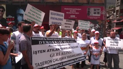 Avcılar Belediyesinde İşten Çıkarmalar Protesto Edildi