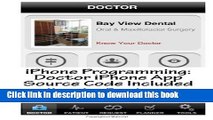 Ebook iPhone Programming: Doctor iPhone App Source Code Included Free Download