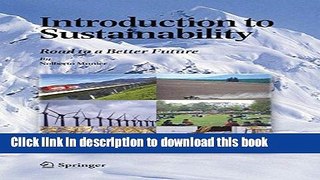 [Read PDF] Introduction to Sustainability: Road to a Better Future Ebook Online