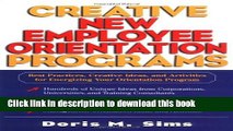 Ebook Creative New Employee Orientation Programs: Best Practices, Creative Ideas, and Activities